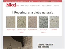 Tablet Screenshot of miccipeperino.com